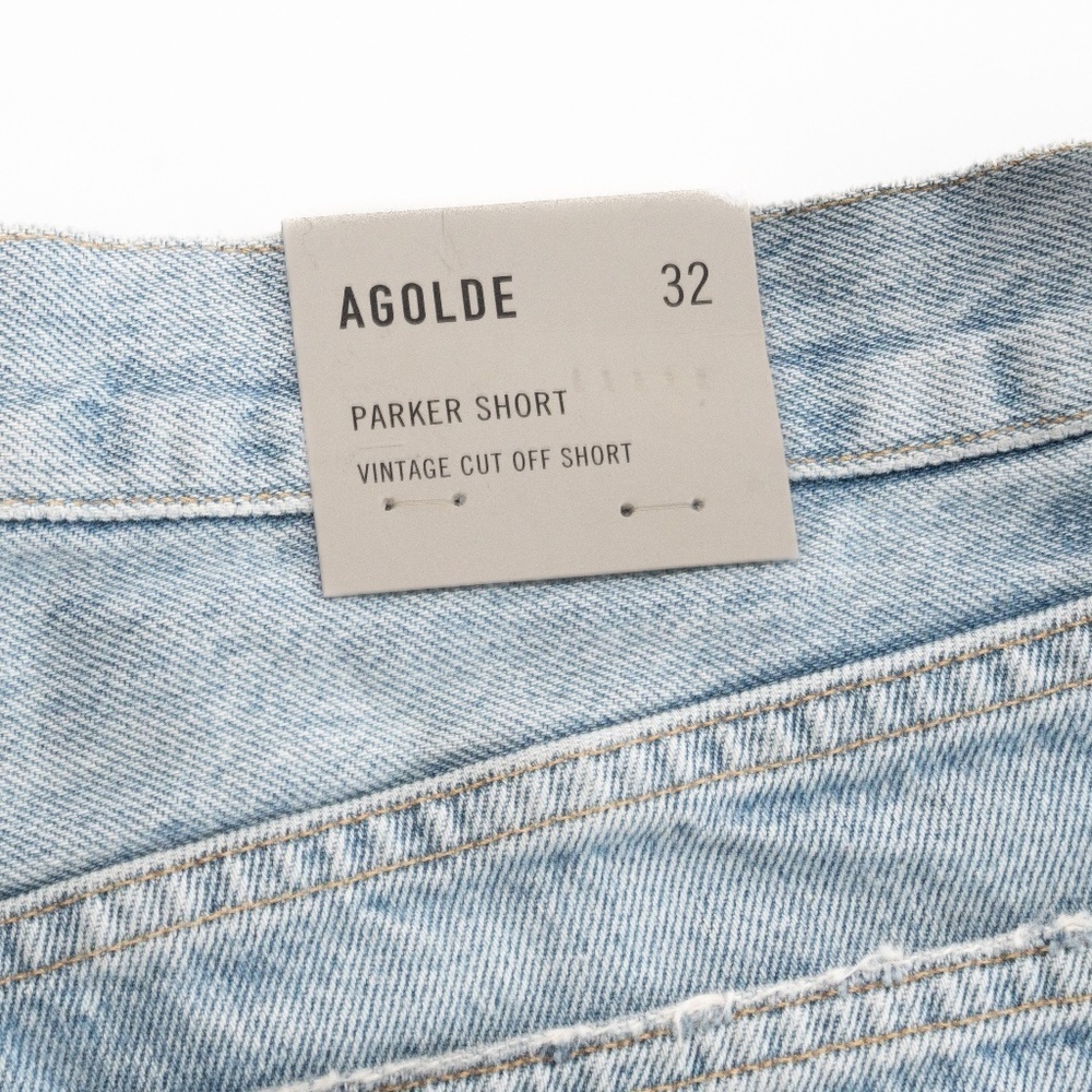 AGolde Parker Vintage Cut Off Denim Shorts - Size 32 - Picture 6 of 9